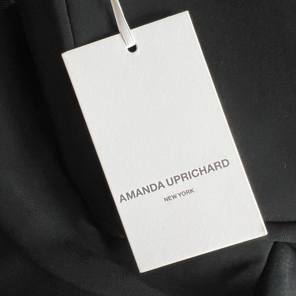 Amanda Uprichard Jumpsuit Black Corset Top Night Out‎ Formal Strapless P 0/2 New - Picture 7 of 8